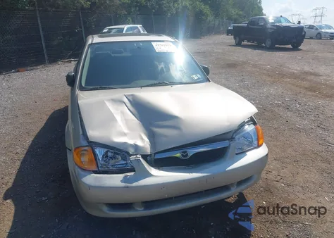 2000 Mazda Protege Dx/Lx from USA, damaged, VIN JM1BJ2228Y0211488